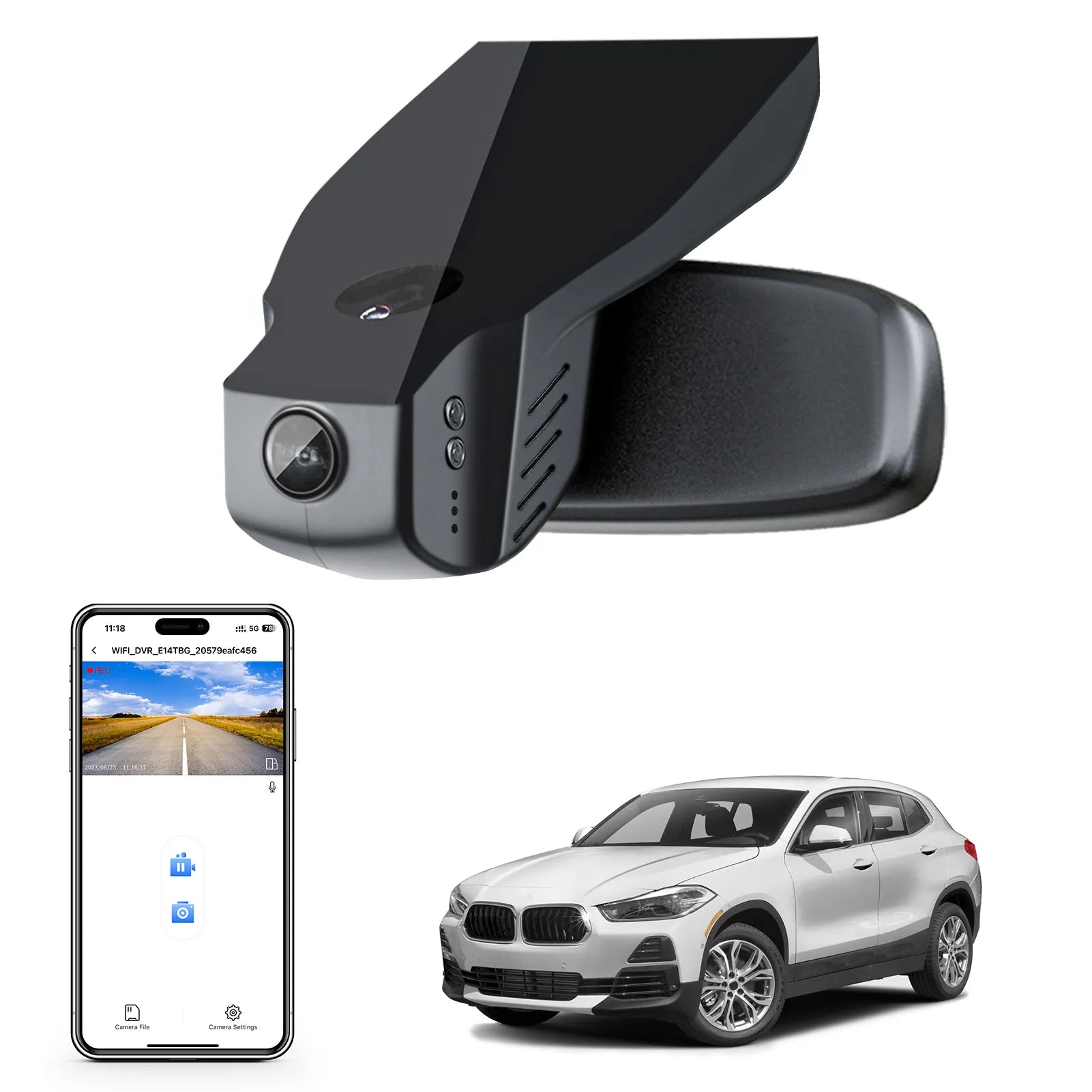 Bulk Supplier OEM Look BMW X2 Dash Cam