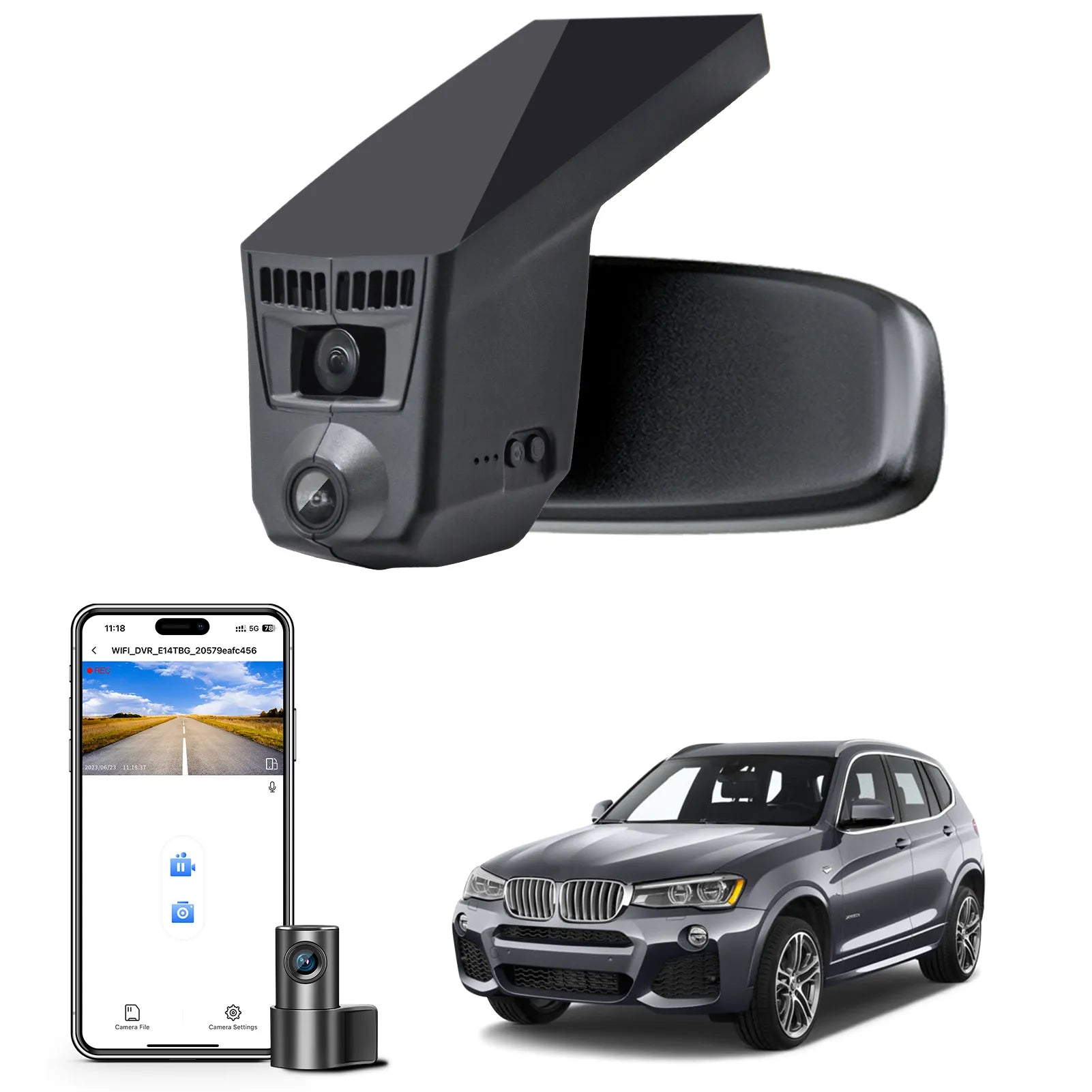 Automotive Electronics Supplier OEM Look BMW X3 Dash Cam