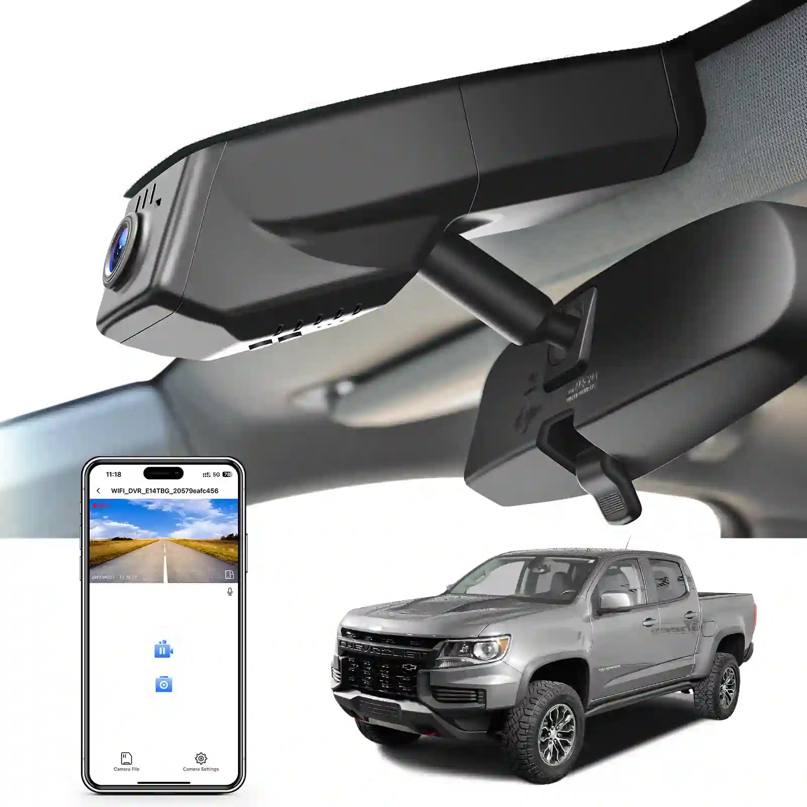 Factory Direct OEM Look Chevy Colorado Dash Cam