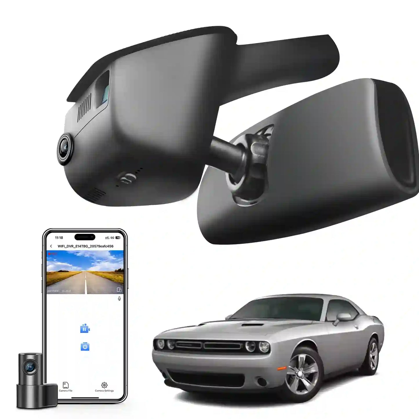 Aftermarket Supplier OEM Look Dodge Challenger Dash Cam