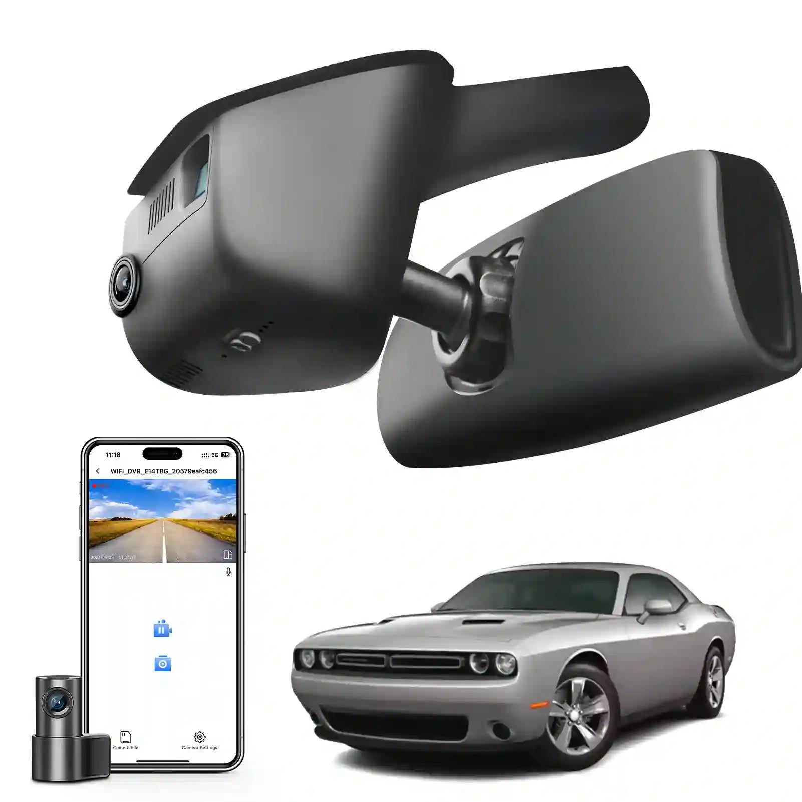 Aftermarket Supplier OEM Look Dodge Challenger Dash Cam