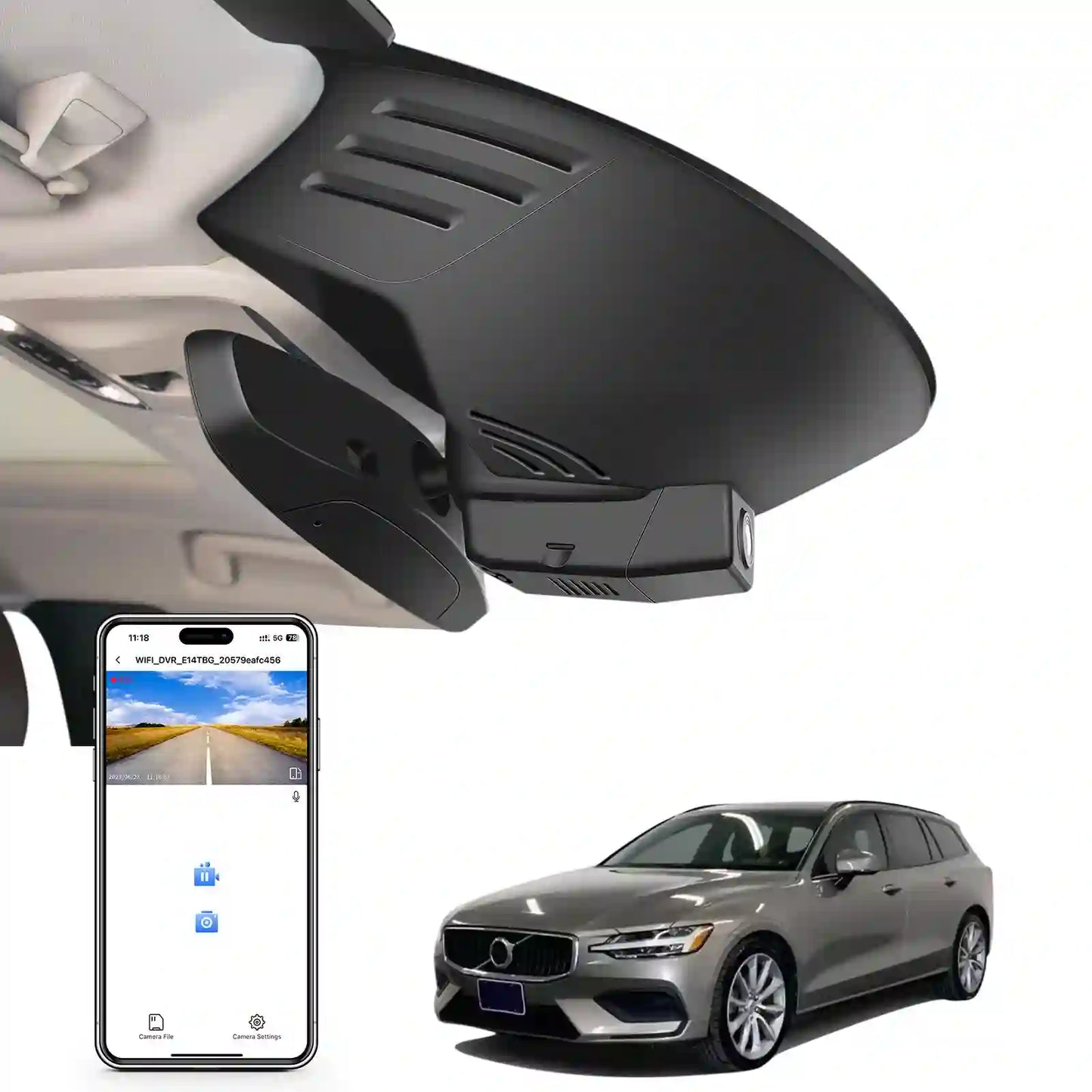 Car Electronics Distributor OEM Look Volvo S60 V60 Dash Cam