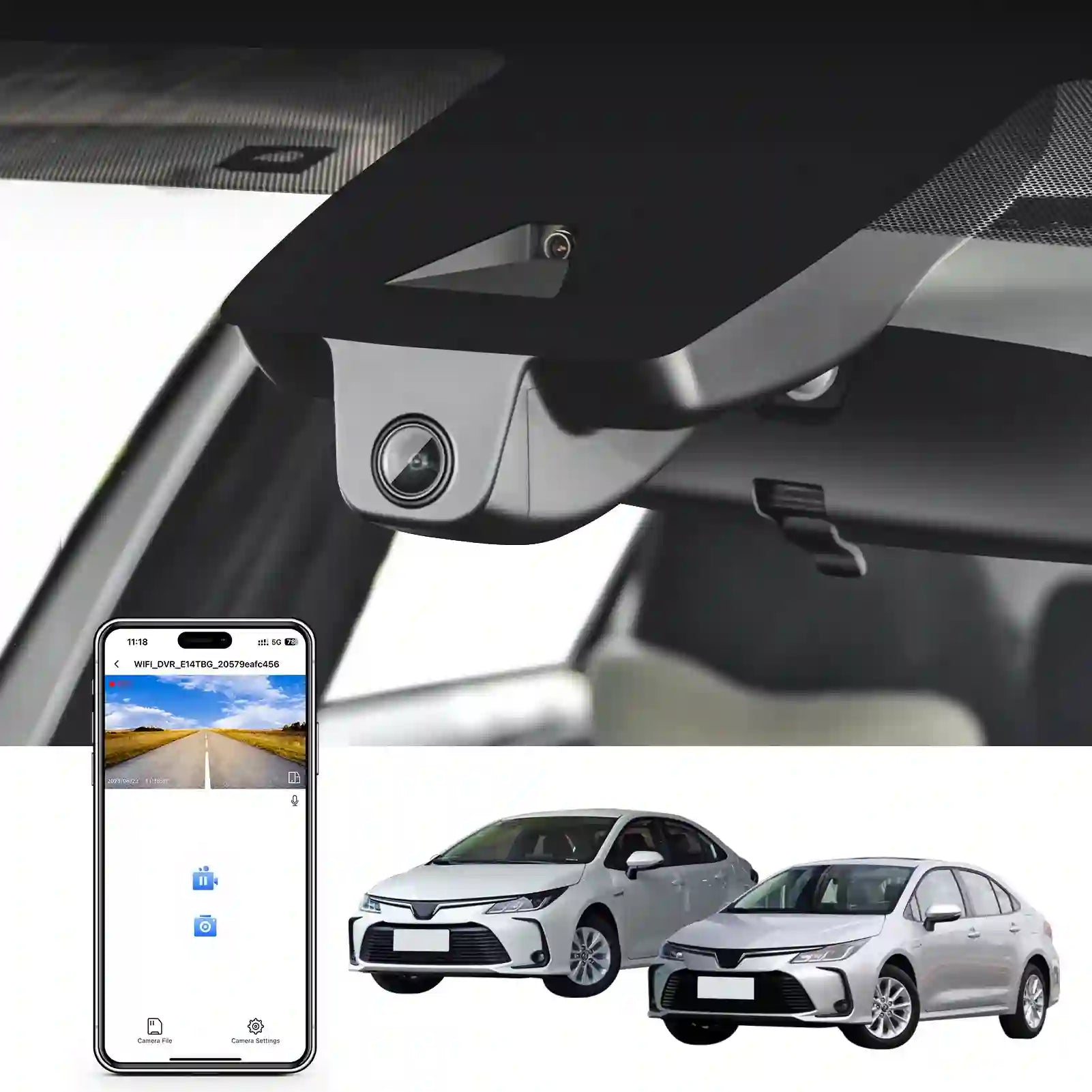 Bulk Supplier OEM Look Toyota Corolla Dash Cam