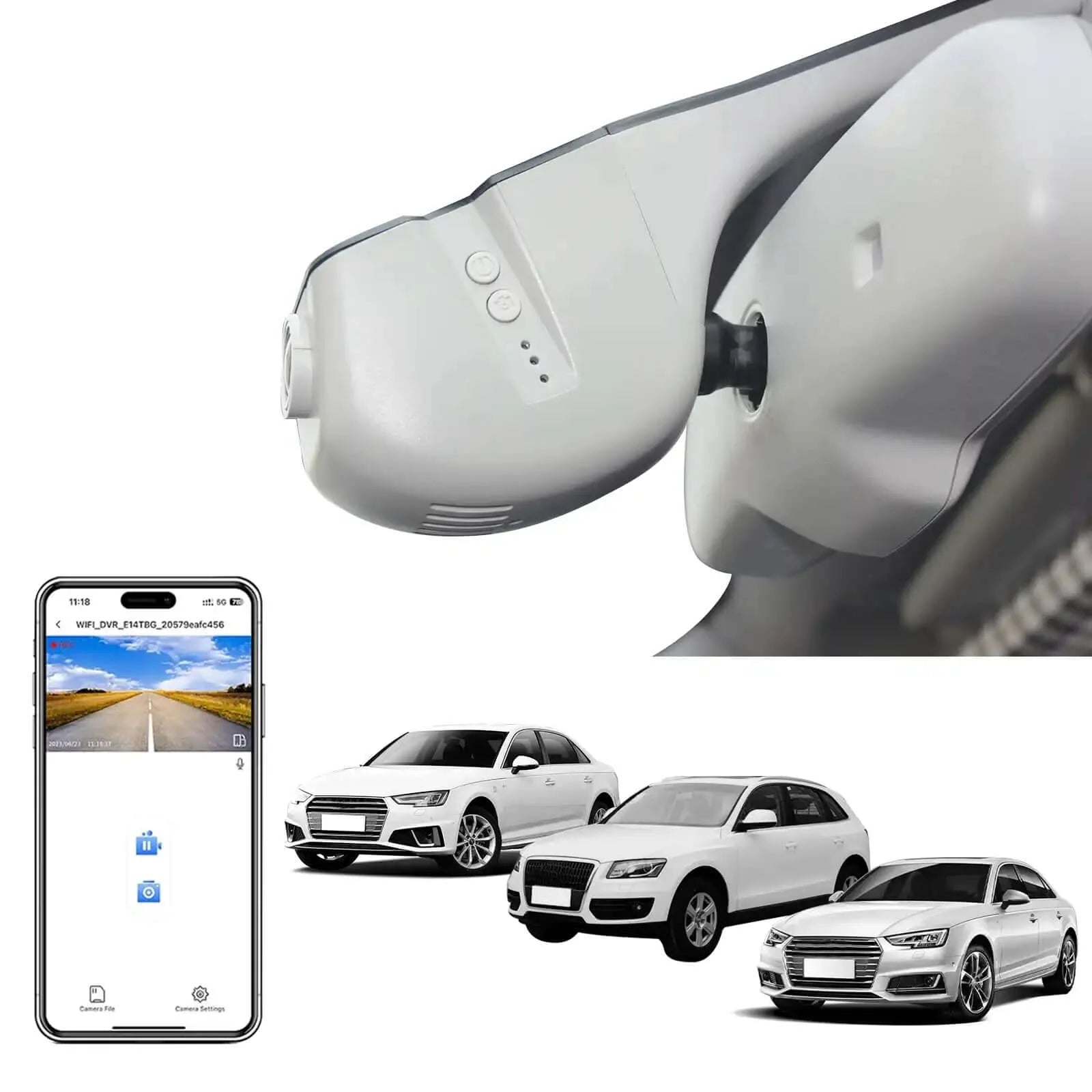 Bulk Order OEM Look Audi Model B Gray Dash Cam