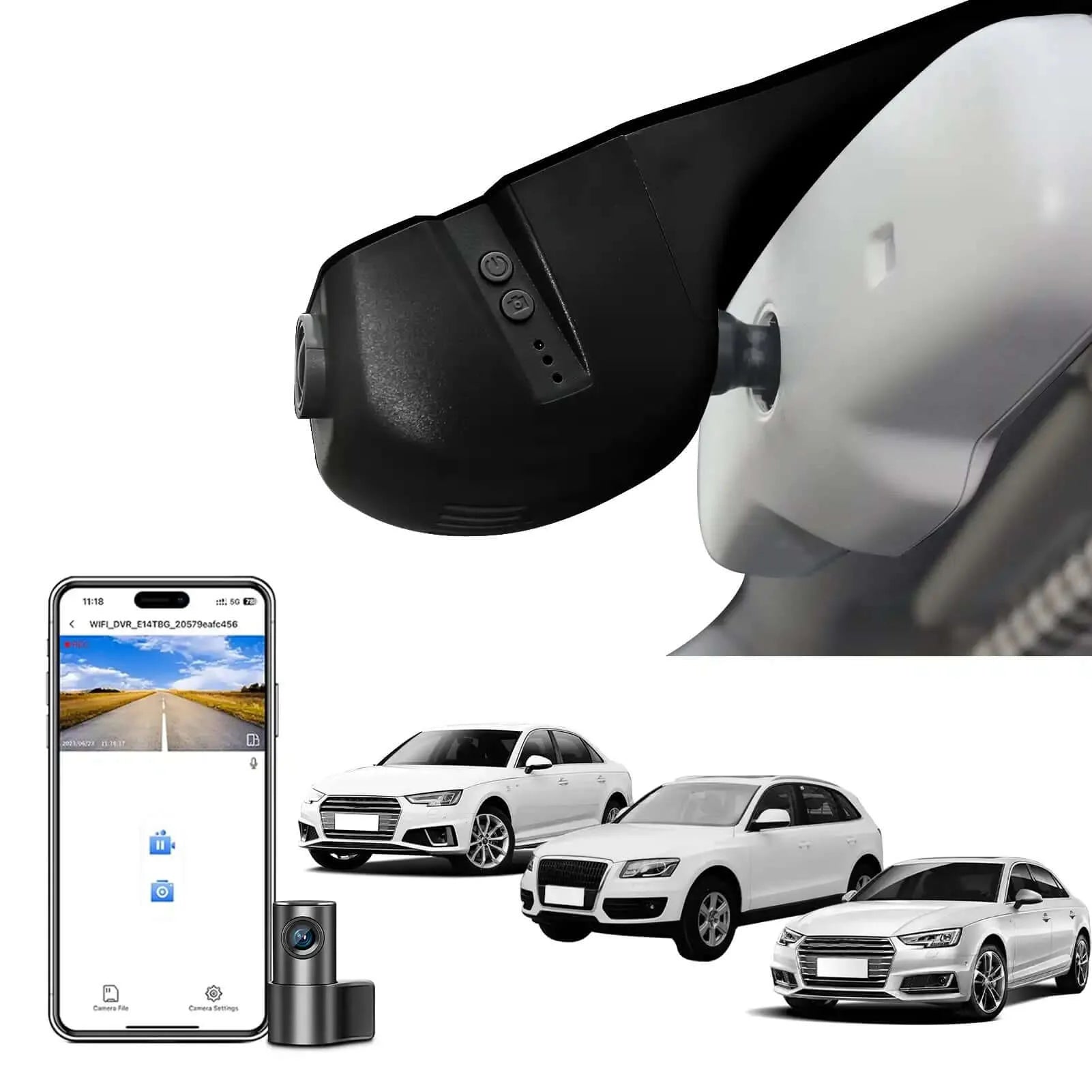 Automotive Electronics Supplier OEM Look Audi (Model B Black) Dash Cam