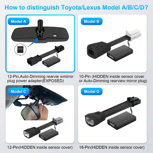 Dashcam Power Adapter 10-Pin  for Toyota