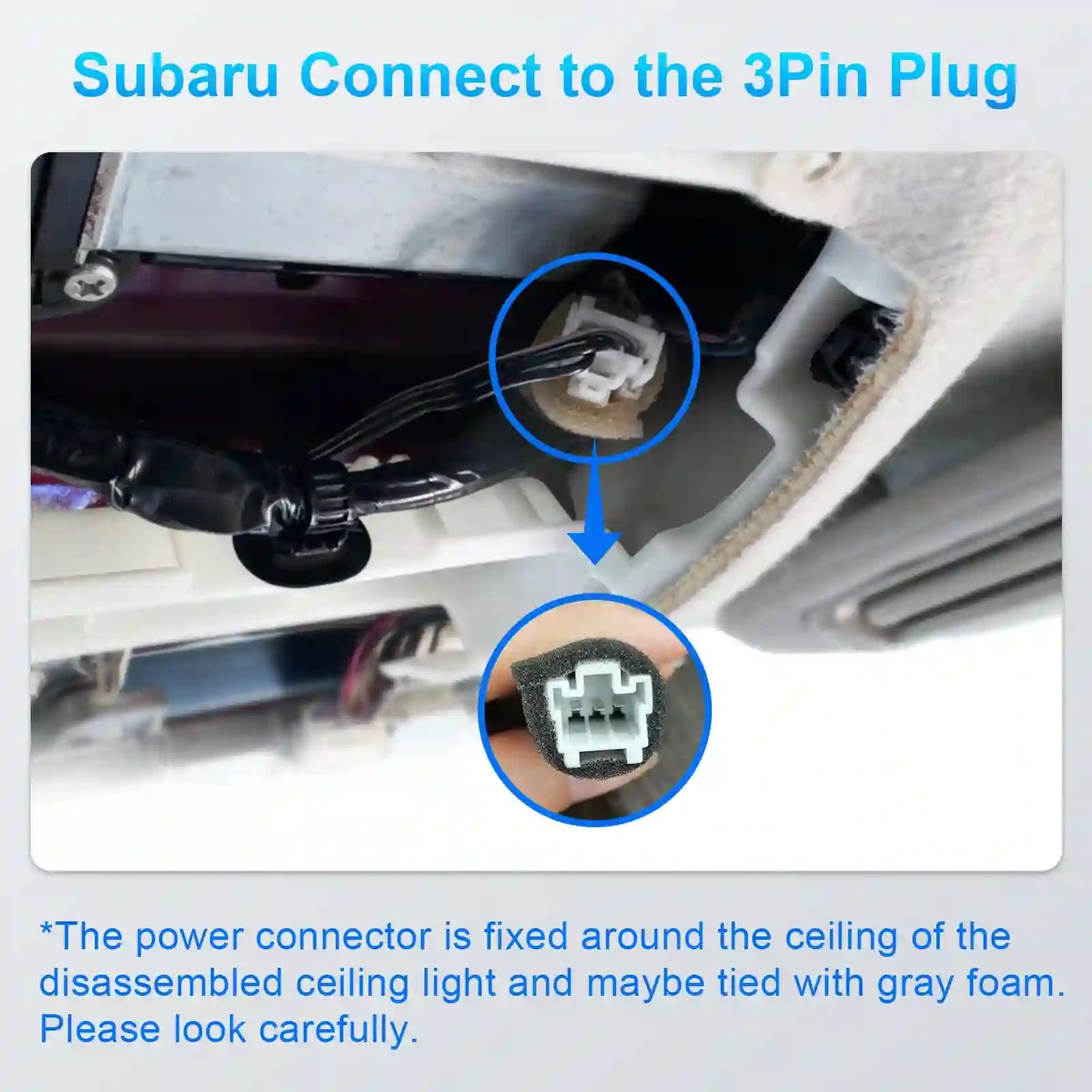 Dashcam Power Adapter 5 Pin  Custom for Subaru Ascent Crosstrek Forester Impreza Legacy Outback WRX