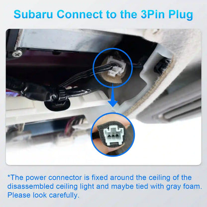 Dashcam Power Adapter 5 Pin  Custom for Subaru Ascent Crosstrek Forester Impreza Legacy Outback WRX