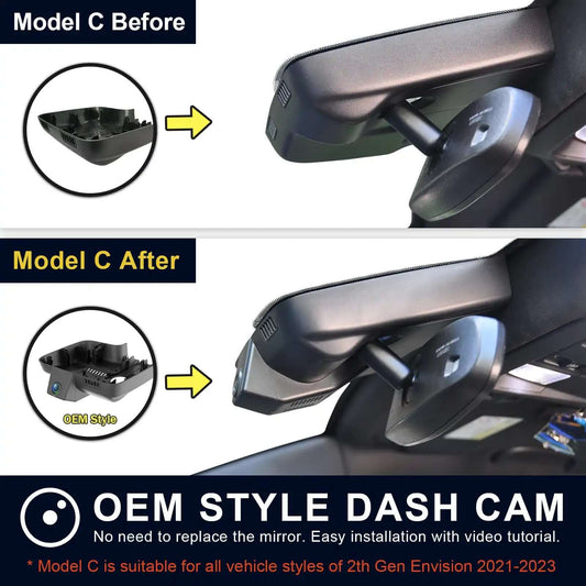 OEM Look Buick Enclave Dash Cam For Fleet Vehicles