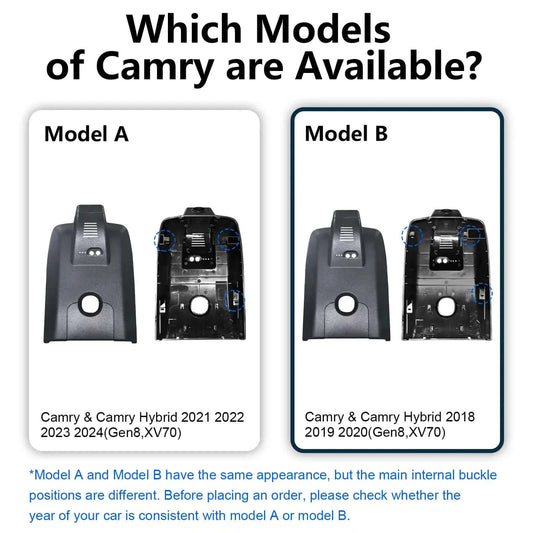 OEM Look Toyota Camry Dash Cam for Car Security Installers