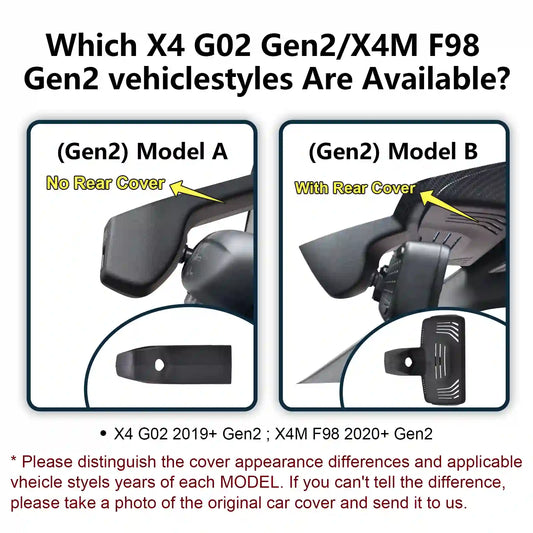 OEM Look BMW X4 Dash Cam for Car Accessories Stores