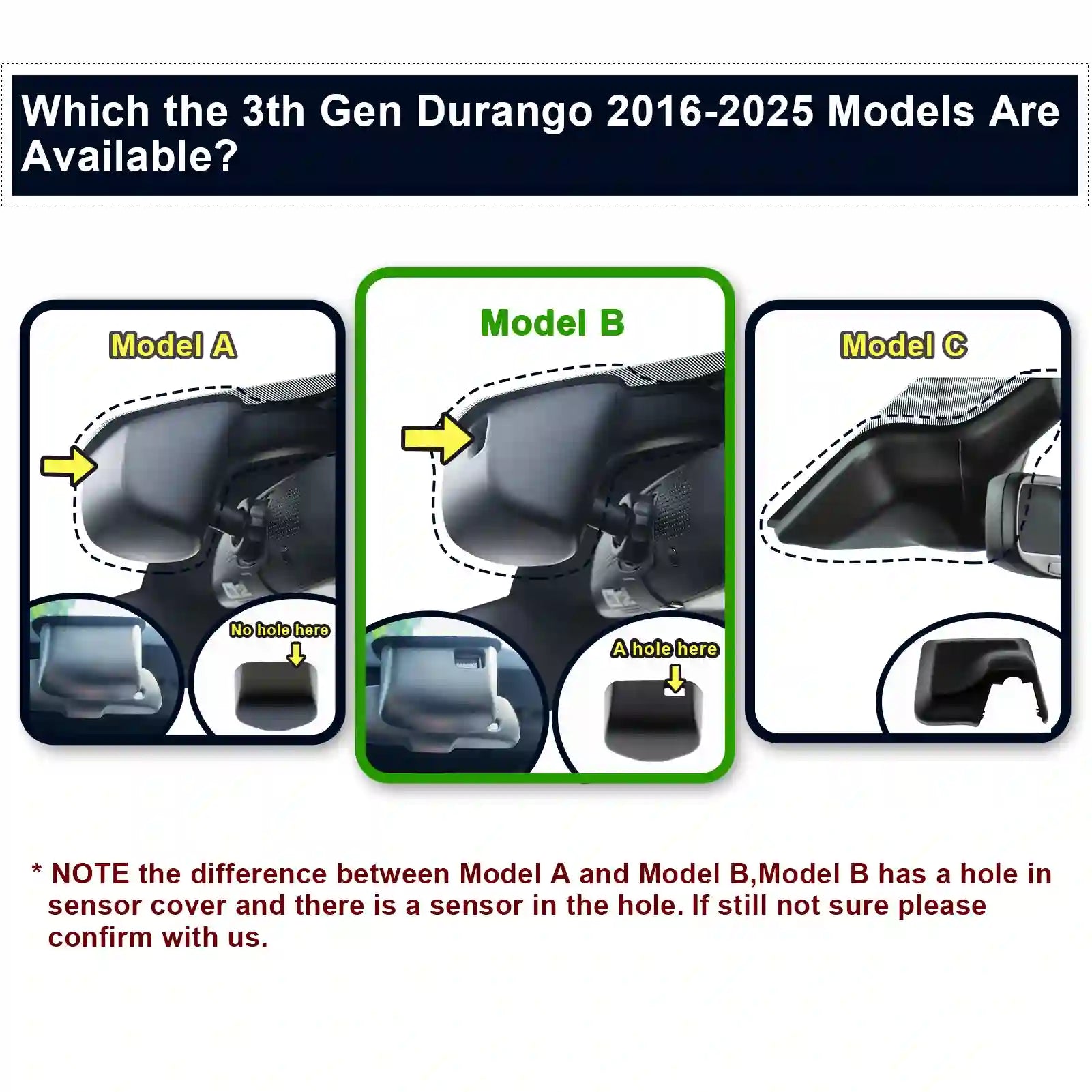 OEM Look Dodge Durango Dash Cam for Auto Parts Stores