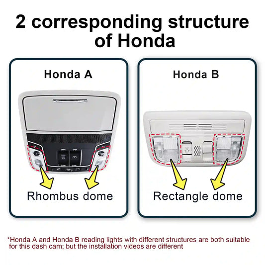 OEM Look Honda Dash Cam for Auto Parts Stores