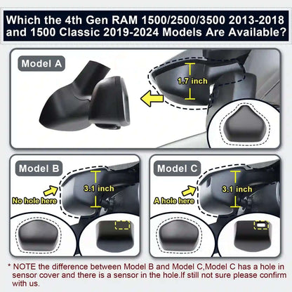 OEM Look 4th Gen RAM 1500/2500/3500 Dash Cam For Installers