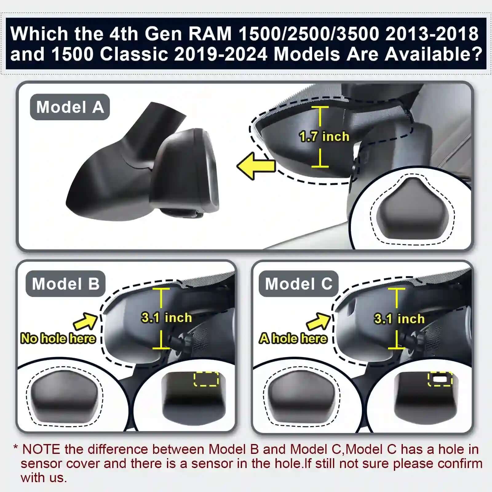 OEM Look Dodge RAM Dash Cam for Auto Parts Stores