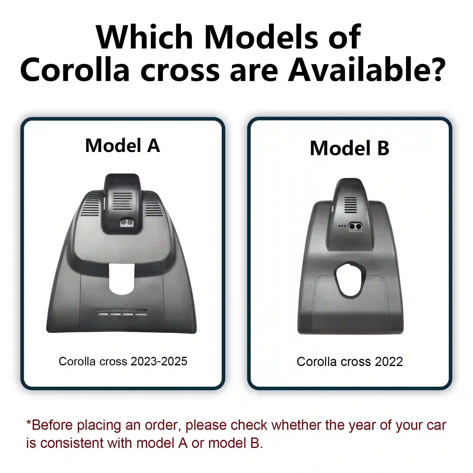 OEM Style corolls cross Fleet Dash Cam