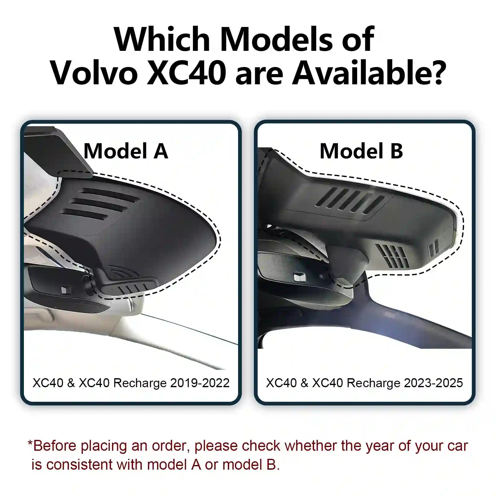 Discreet Volvo XC40 & XC40 Recharge Camera