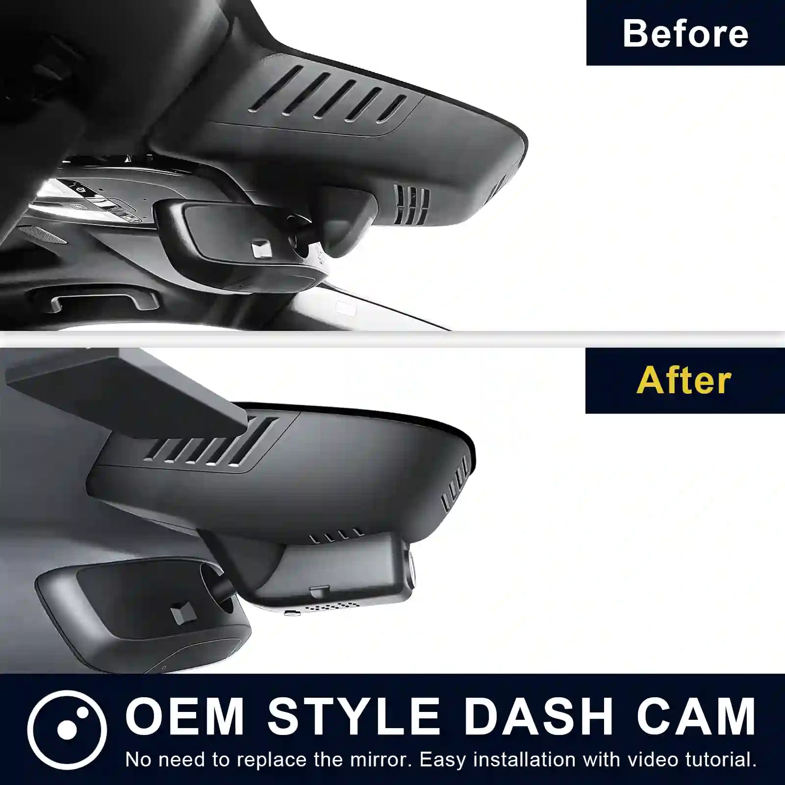 OEM Look Volvo C40 Dash Cam For Aftermarket Shops