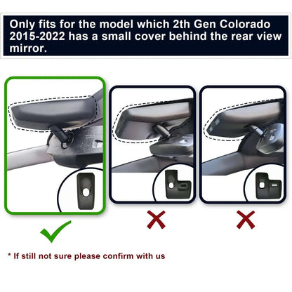 OEM Look Chevy Colorado Dash Cam For Installers