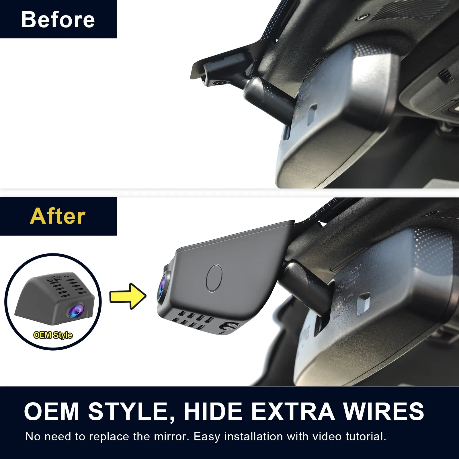 Mangoal OEM Look Dash Cam for 2020 Honda HR-V