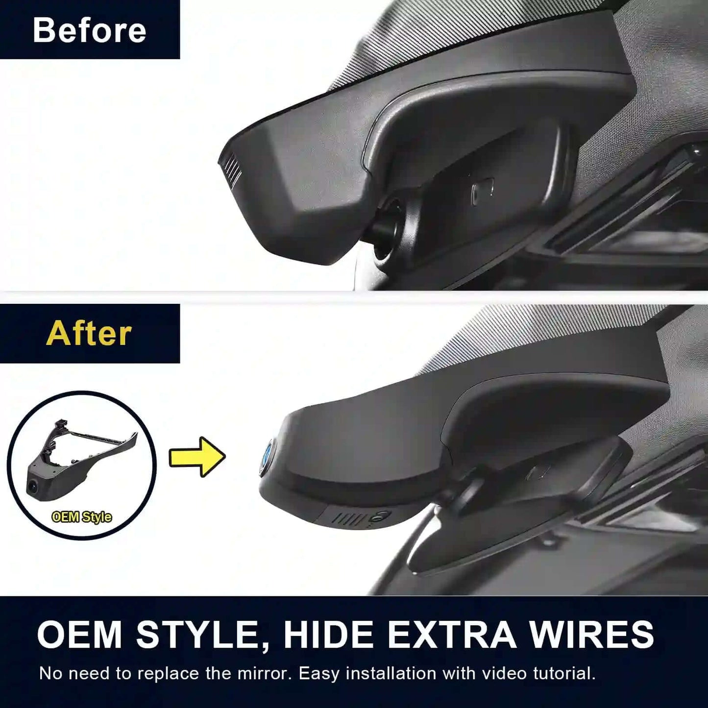 OEM Style Audi Q4 e-tron Fleet Dash Cam