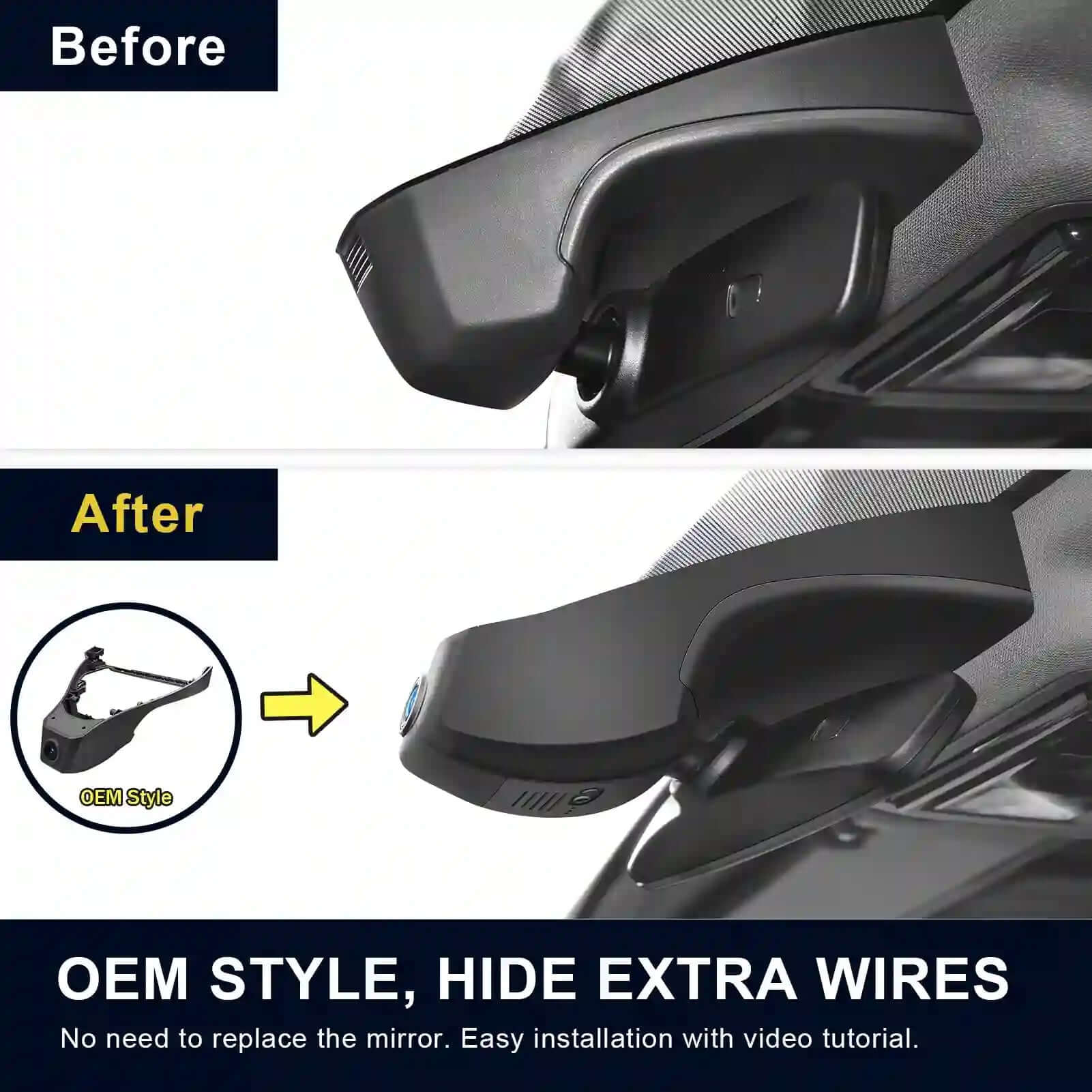 OEM Style Audi Q4 e-tron Fleet Dash Cam