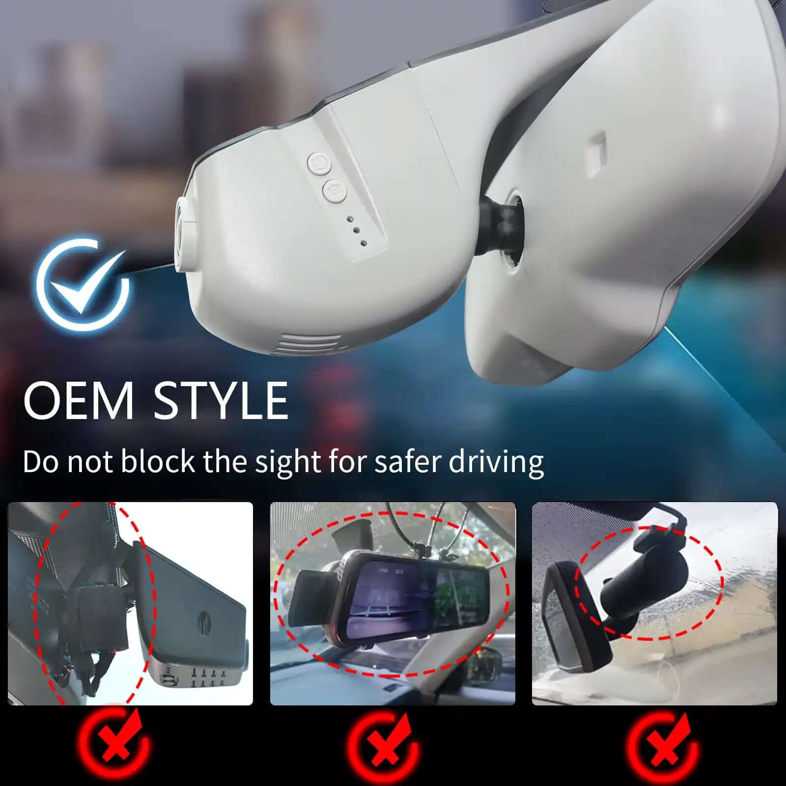 Factory Fit Audi Dash Camera for Car Accessories Stores