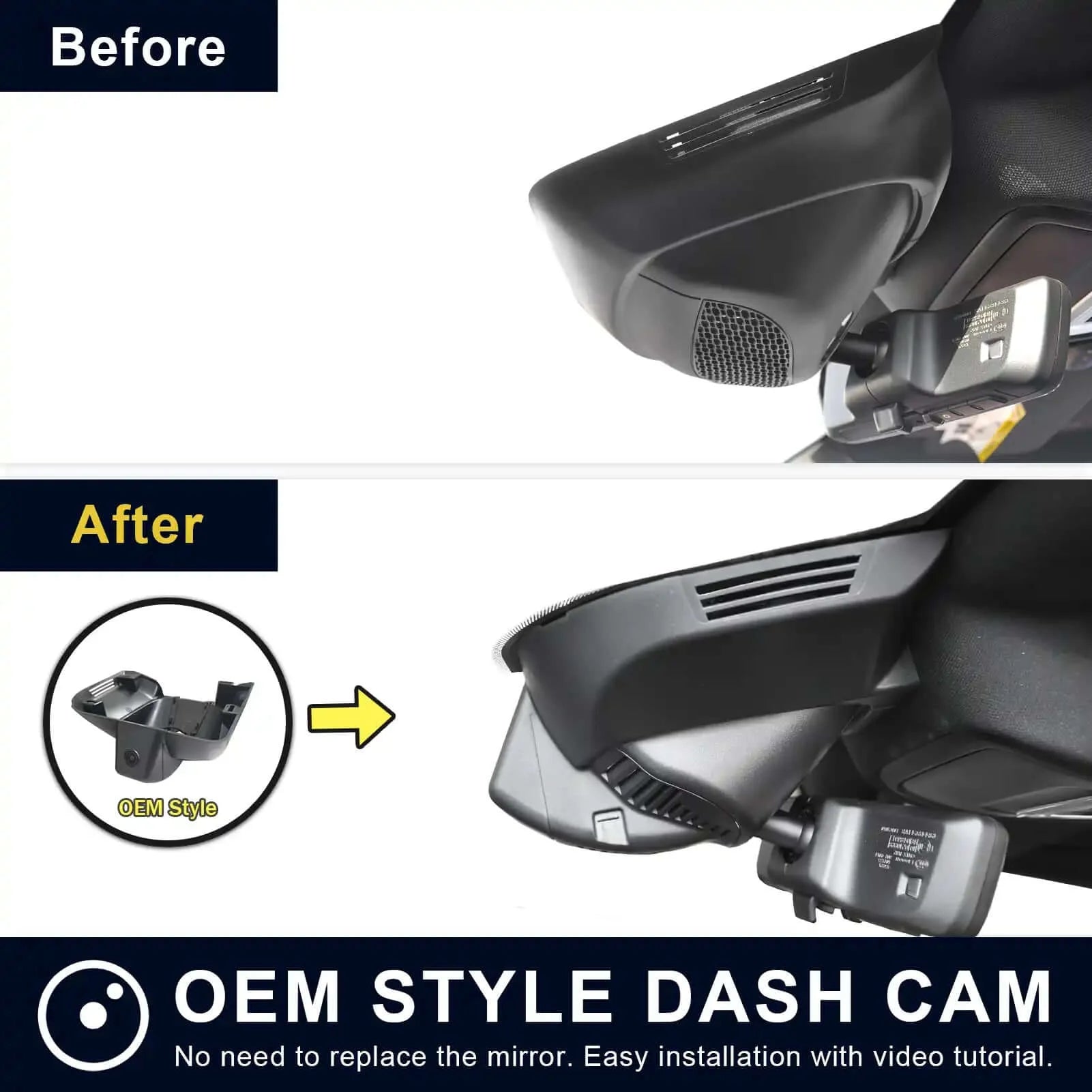 Bulk Supplier Custom Fit RAM Dash Cam Kit