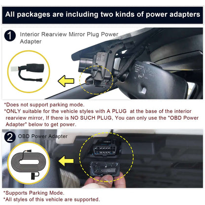 Bulk Supplier Custom Fit 4th Gen RAM 1500/2500/3500 Dash Cam Kit
