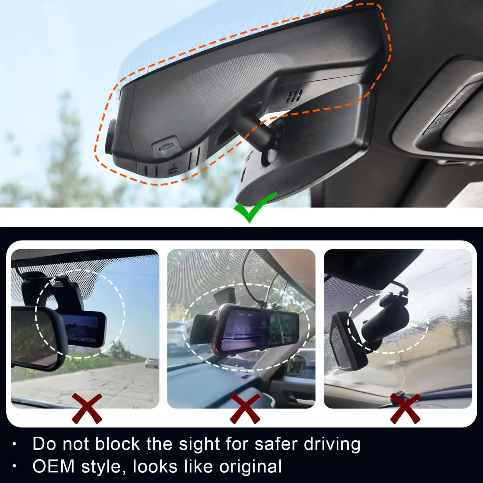 OEM Supplier Professional Chevy Silverado Commercial Dash Cam