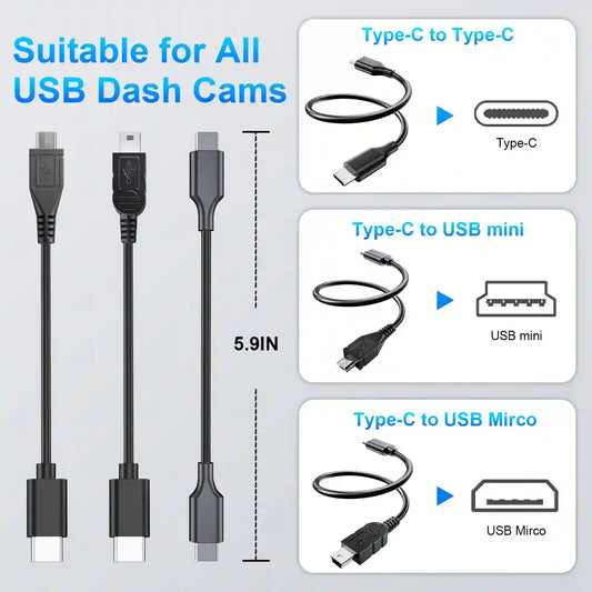 Dashcam Power Adapter 16 Pin Custom for Chrysler Town&Country Avenger Challenger Patriot Compass Wrangler