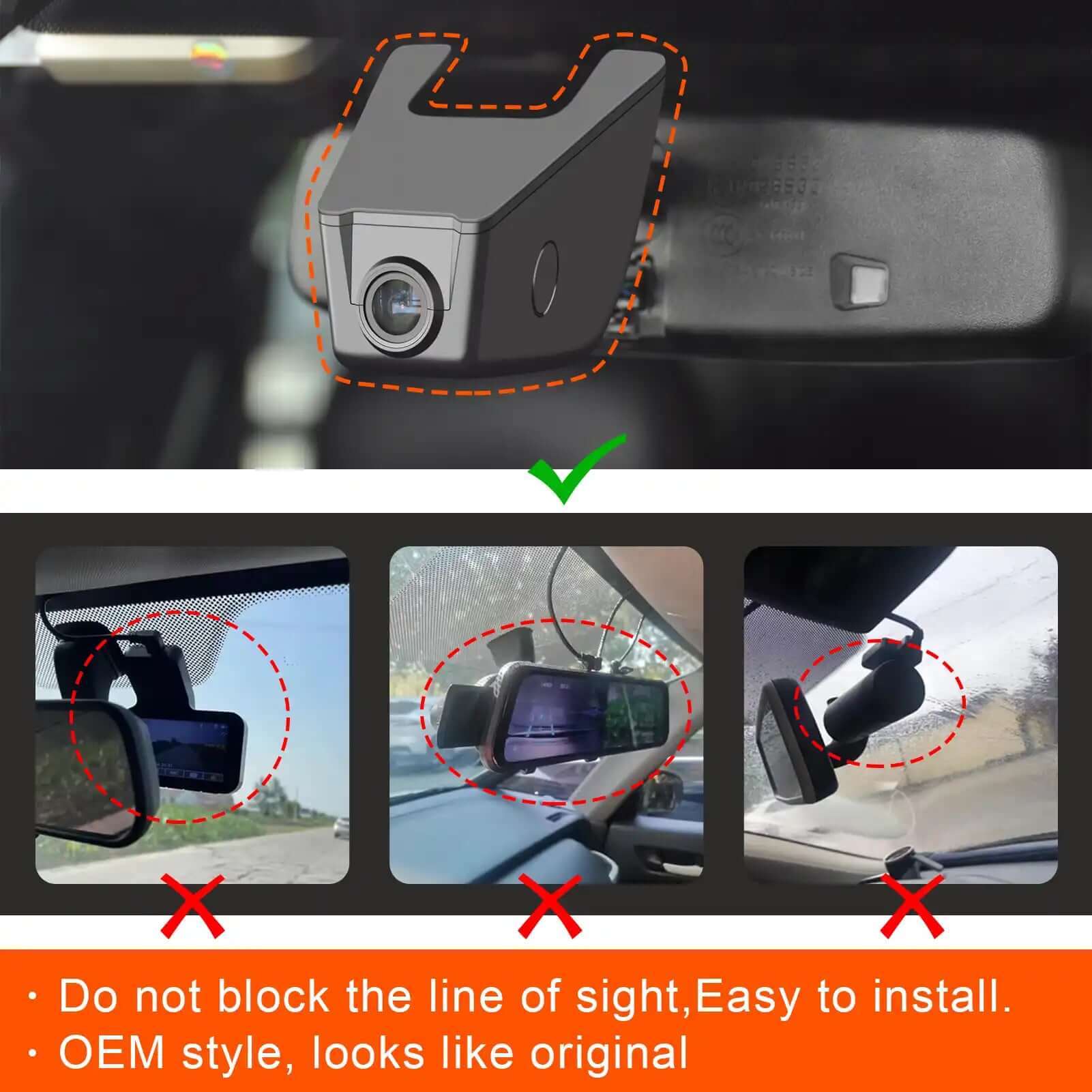 OEM Style Ford Fleet Dash Cam for Auto Parts Stores