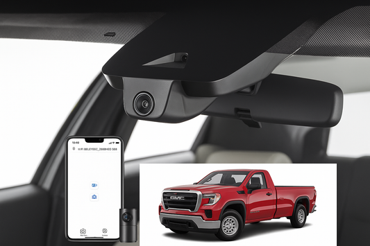 Mangoal 2020 GMC Sierra 1500 Regular Cab Pickup dash cam | Integrated Look Dash Cam | Mangoal