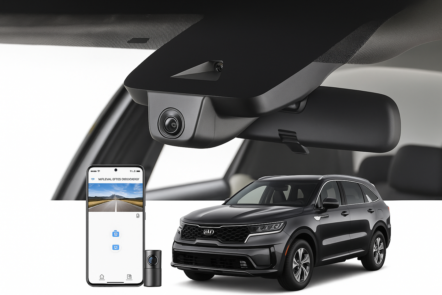 Mangoal 2020 Kia Sorento SUV dash cam | OEM Style Car DVR System | Mangoal