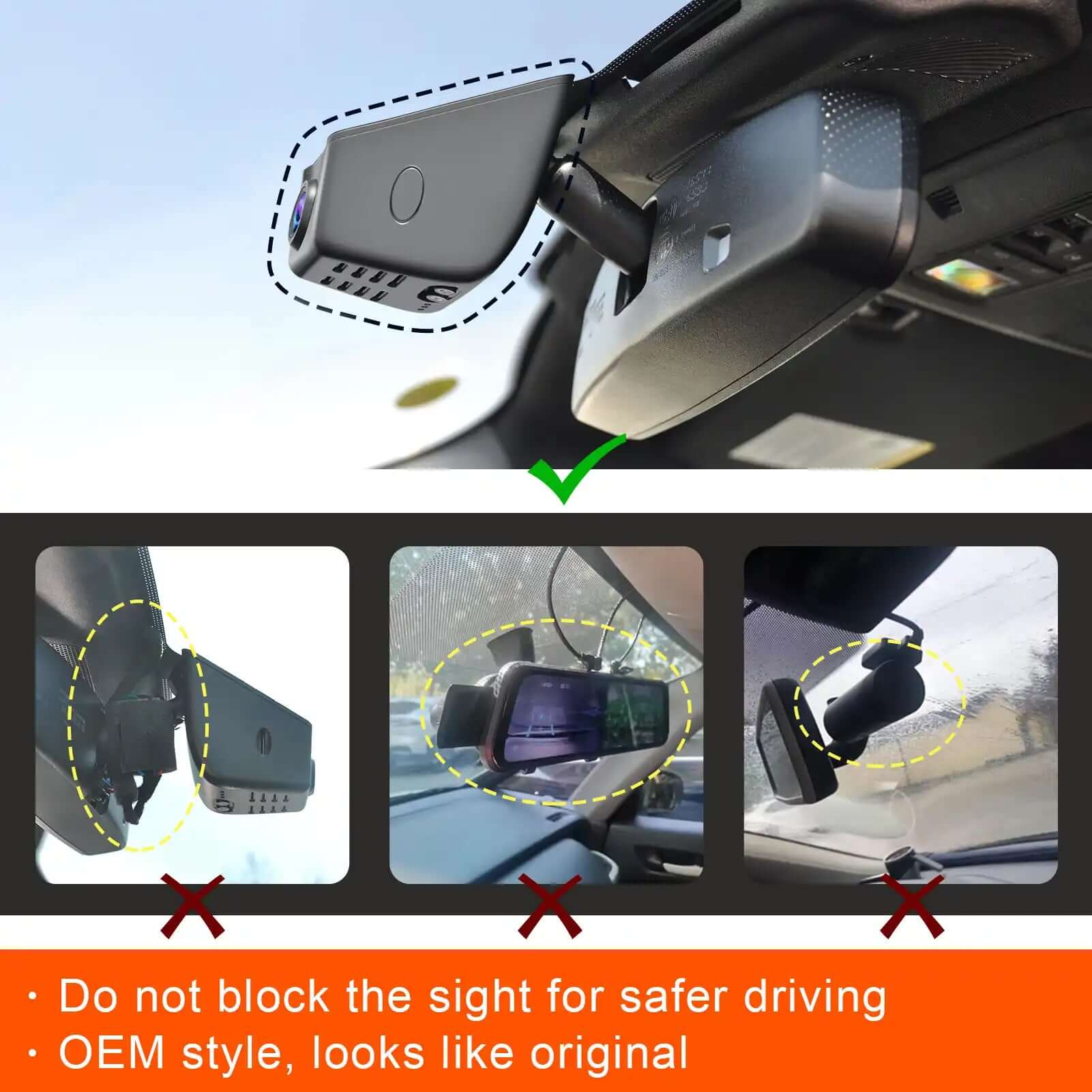 OEM Look Ford Dash Cam For Installers