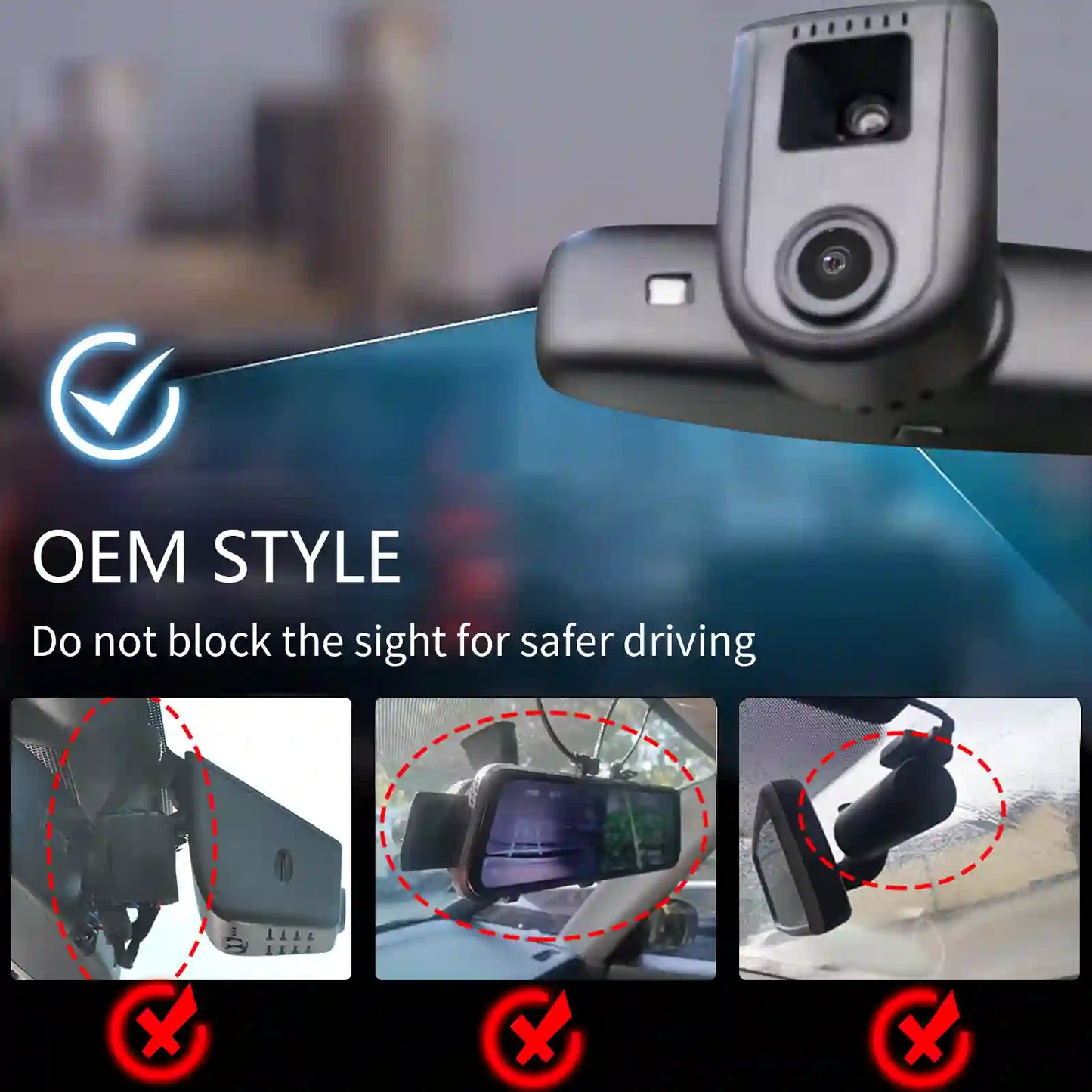 Bulk Order Factory Fit  Dash Camera
