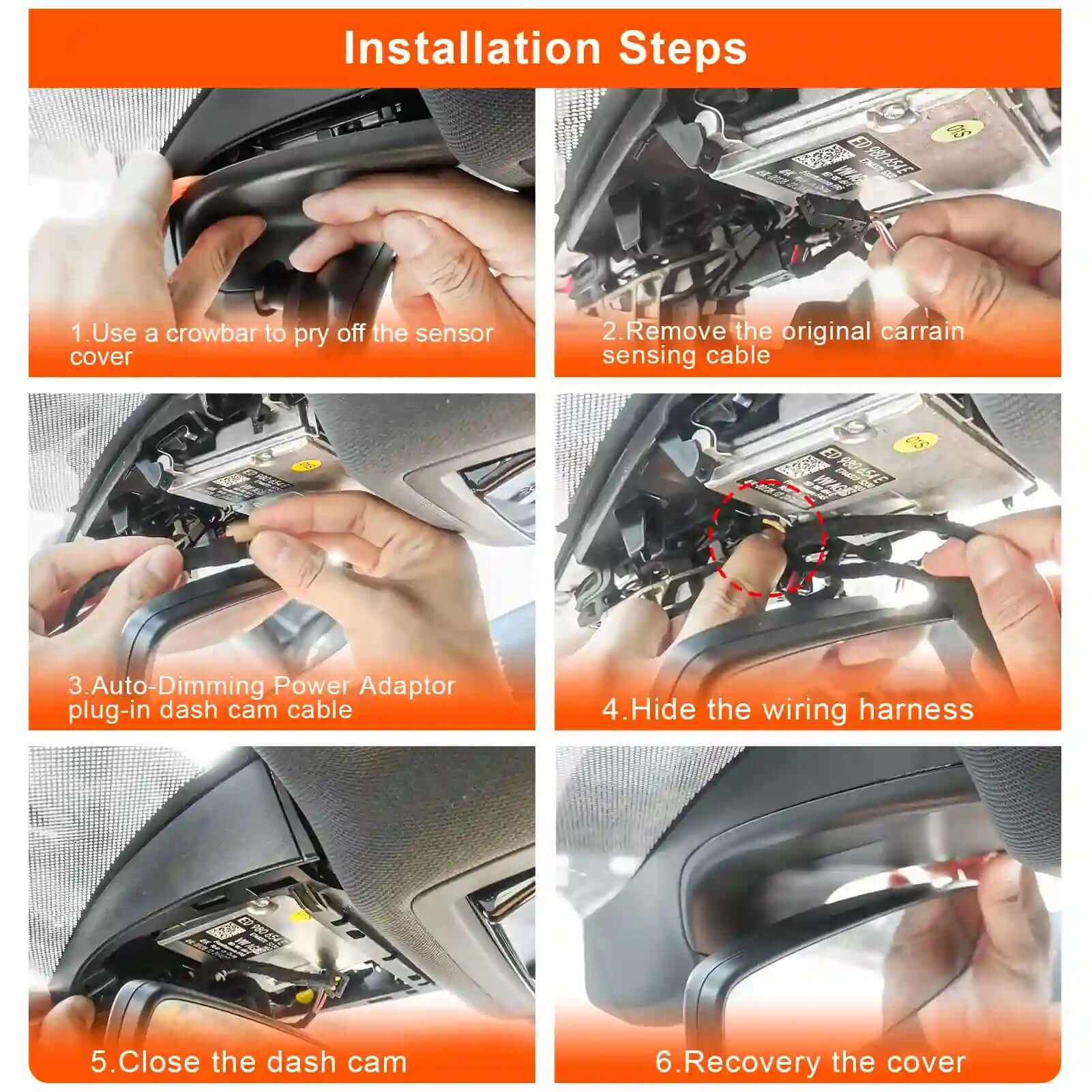 OEM Style Audi Q4 e-tron Fleet Dash Cam for Auto Parts Stores