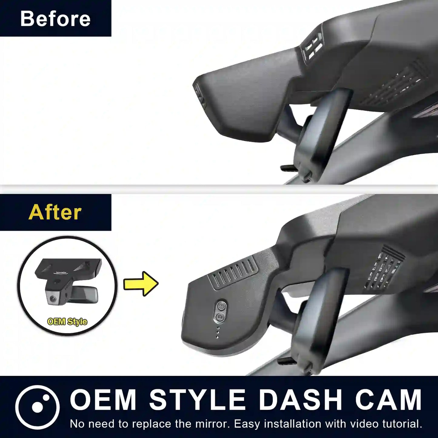 OEM Look  Dash Cam For Installers