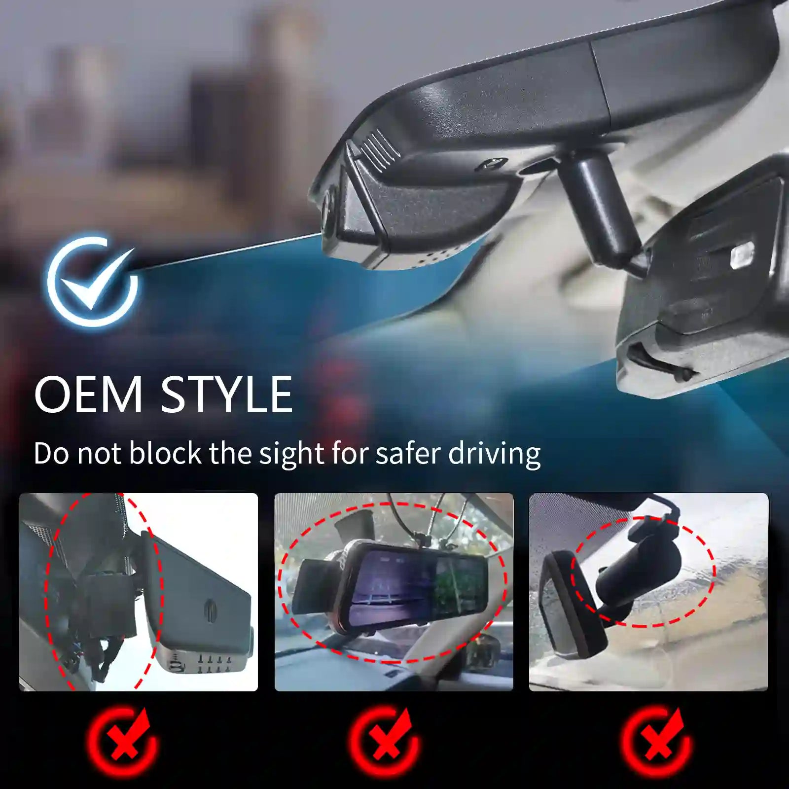 OEM Look  Dash Cam For Installers