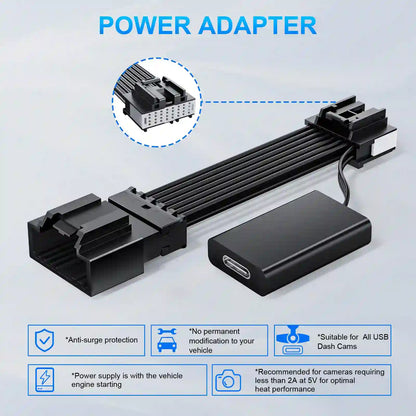 Dashcam Power Adapter Custom for Ford 16 Pin  for F150/F250/F350 Explorer Bronco