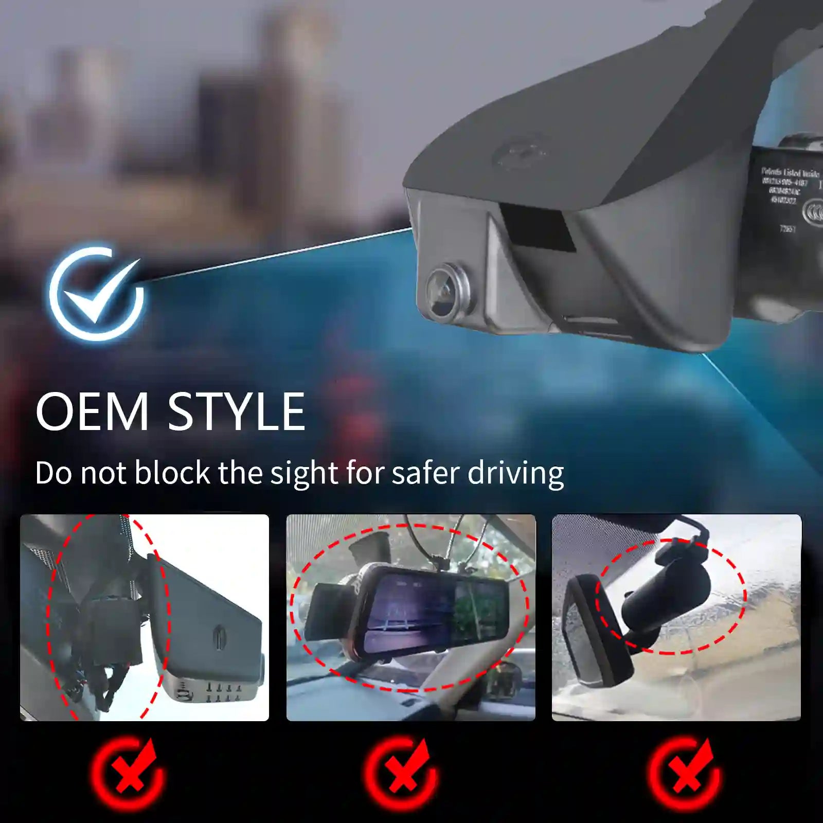 OEM Look dodge ram Dash Cam
