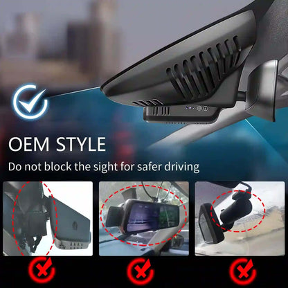 Hidden  Car DVR For Auto Electronics Retailers