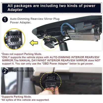 Custom Fit chevy silverado Dash Cam Kit