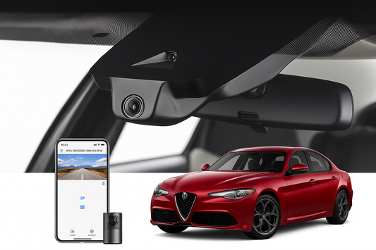 OEM Fitment Hardwired Dash Cam for 2020 Alfa Romeo Giulia Sedan | Automotive Electronics Supplier