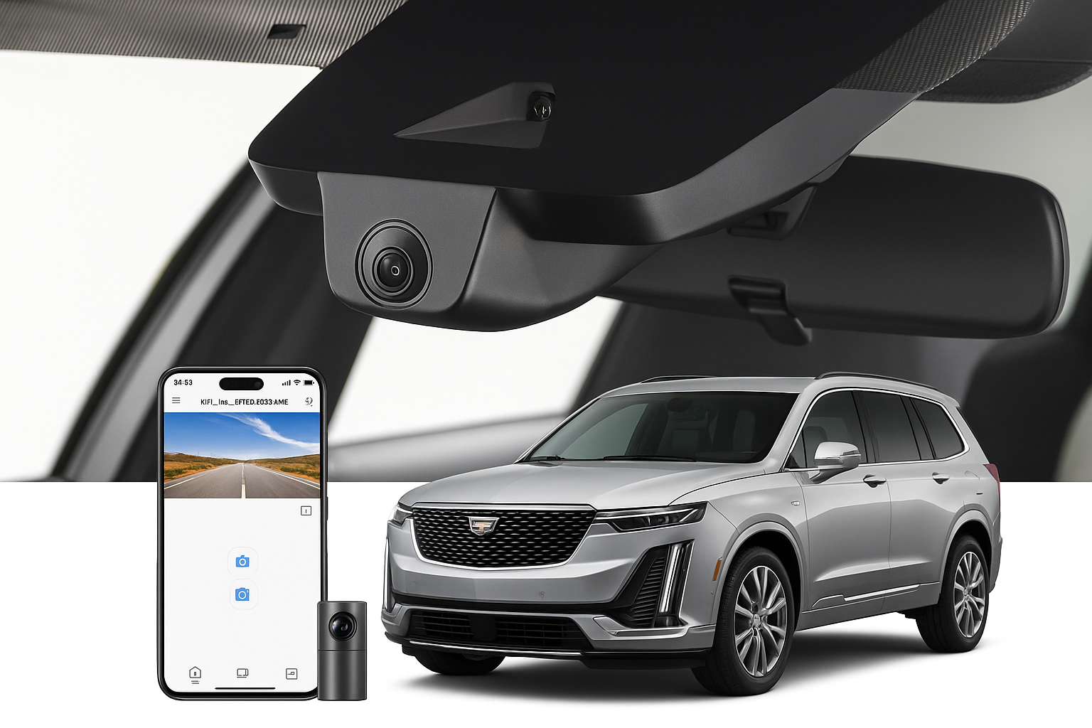 Mangoal Factory Style Dash Camera for 2020 Cadillac XT6 SUV | OEM Manufacturer