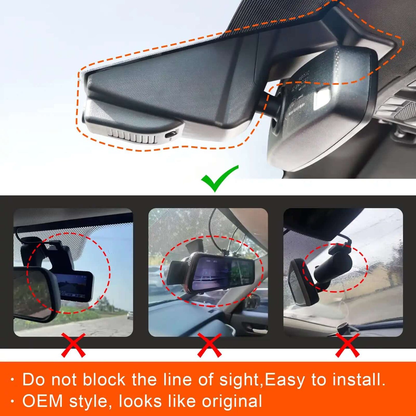 Bulk Order ford explorer Dash Camera for Car Accessories Stores