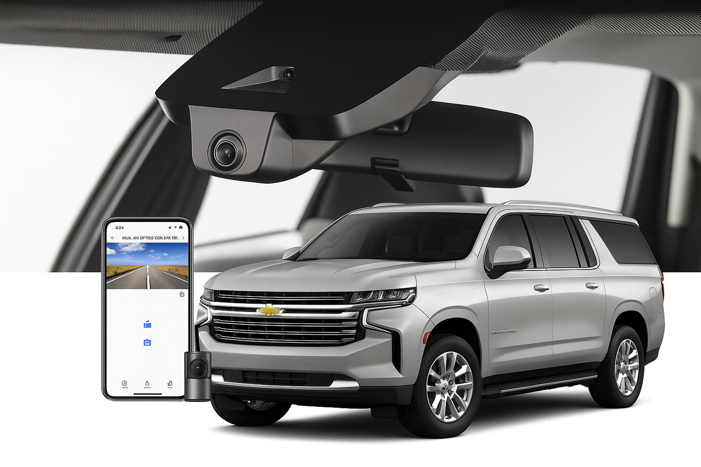 Mangoal OEM Style Fleet Dash Cam for 2020 Chevrolet Suburban SUV | Wholesale
