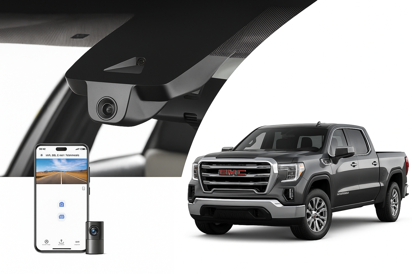 Mangoal 2020 GMC Sierra 1500 Crew Cab Pickup dash cam | Stealth Install Fleet Camera | Mangoal