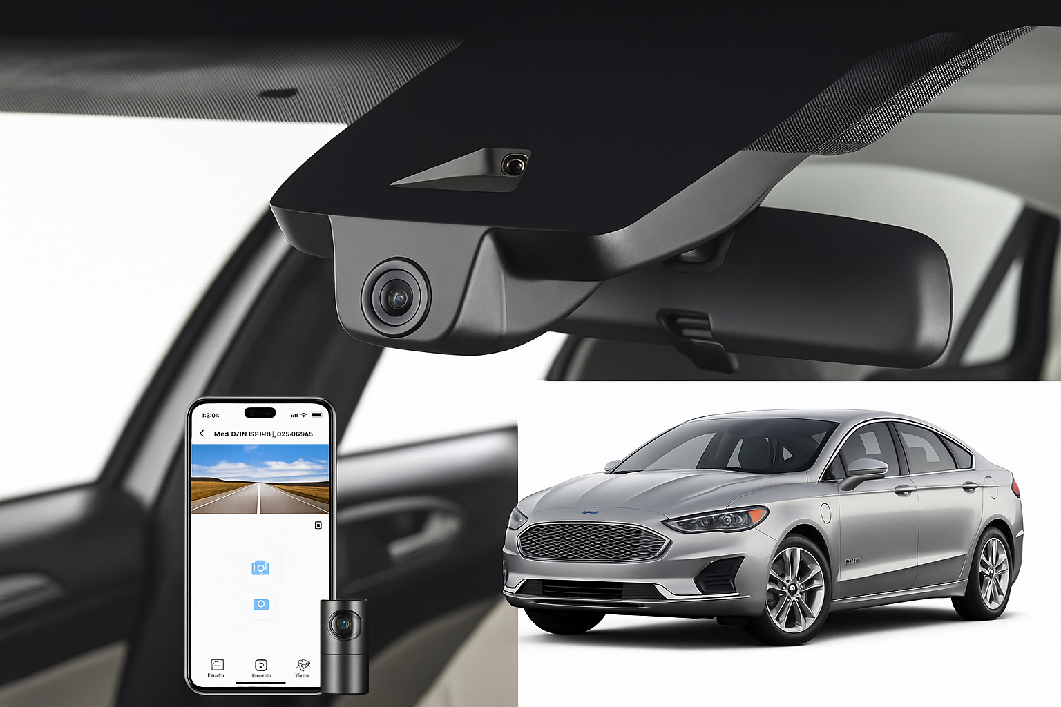 Mangoal OEM Look Car DVR System for 2020 Ford Fusion Plug-in Hybrid Sedan | Factory Direct