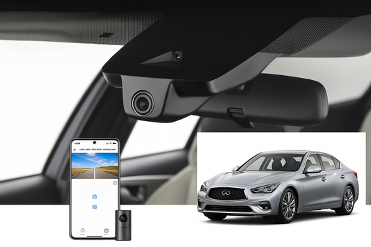 Mangoal 2020 INFINITI Q50 Sedan dash cam | OEM Look Vehicle Camera System | Mangoal